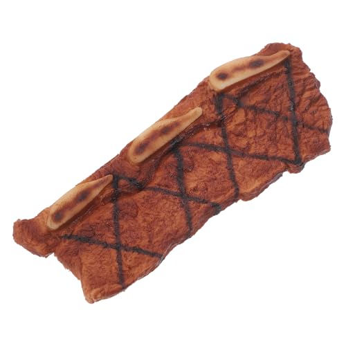 DIKACA Denim-Knochenmodell Steak- westliche Kücheneinrichtung gefälschte Lebensmittel realistisch Simulationsfleisch gekochtes gefälschtes Fleischmodell Küchendekoration PVC DIKACA Denim-Knochenmodell Steak- westliche Kücheneinrichtung gefälschte Lebensmittel realistisch Simulationsfleisch gekochtes gefälschtes Fleischmodell Küchendekoration PVC von DIKACA