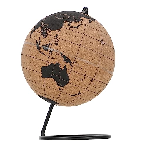 DIKACA Desktop Büro Globen Tischplatte Schreibtisch Tisch-weltkugel Weltkugel Mit Ständer Spezielles Kork Papier von DIKACA
