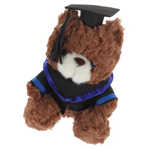 DIKACA Dr. Bärenpuppe Abschlussbär Puppen entzückendes Bärenspielzeug Graduierung Plüsch Bärenpuppe Plüsch-Abschlussbärenpuppe kleine Bärenpuppe PP Baumwolle DIKACA Dr. Bärenpuppe Abschlussbär Puppen entzückendes Bärenspielzeug Graduierung Plüsch Bärenpuppe Plüsch-Abschlussbärenpuppe kleine Bärenpuppe PP Baumwolle von DIKACA