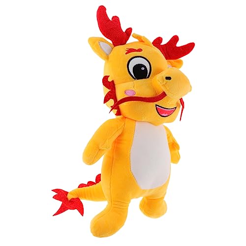 DIKACA Drache Stofftier Gelb Chinesischen Stil Drache Gefüllte Puppe Tiere Drachen Plüsch DIKACA Drache Stofftier Gelb Chinesischen Stil Drache Gefüllte Puppe Tiere Drachen Plüsch von DIKACA