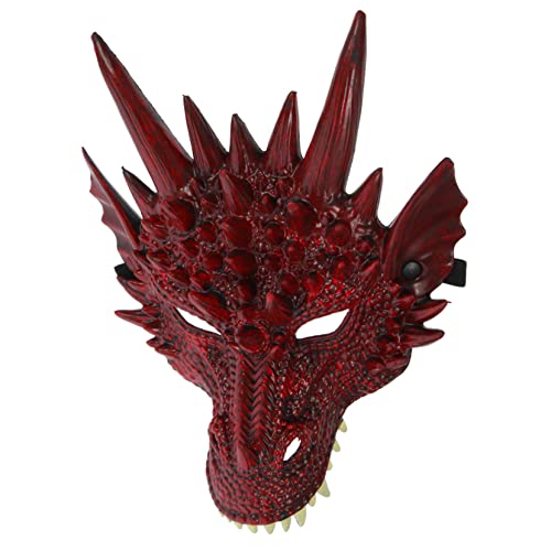 DIKACA Drachenmaske Eidechsenmaske Drachenkopf Halbe Gesichtsabdeckungen Kinderparty-maske Tiermasken Für Kinder Grüner Drache Alligator-maske Kostüm Niedlich Pu 3d Unheimlich DIKACA Drachenmaske Eidechsenmaske Drachenkopf Halbe Gesichtsabdeckungen Kinderparty-maske Tiermasken Für Kinder Grüner Drache Alligator-maske Kostüm Niedlich Pu 3d Unheimlich von DIKACA