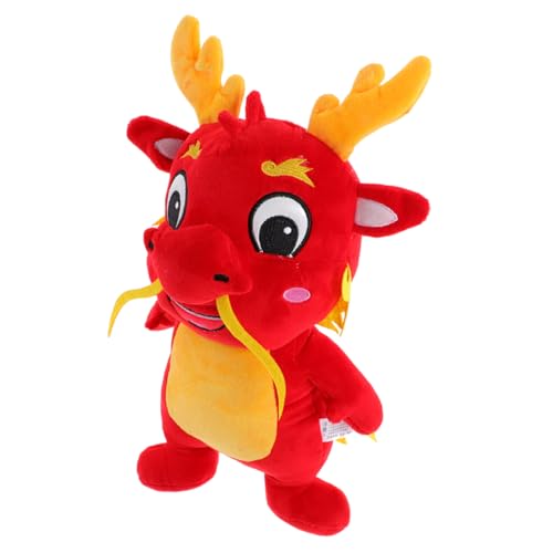 DIKACA Drachenplüschpuppe Ausgestopfter Drache Jahresdrache Stofftier Chinesisches Neujahrspuppenspielzeug Ausgestopfte Drachenpuppe Drachen-Sternzeichen- Drachenpuppe Rot DIKACA Drachenplüschpuppe Ausgestopfter Drache Jahresdrache Stofftier Chinesisches Neujahrspuppenspielzeug Ausgestopfte Drachenpuppe Drachen-Sternzeichen- Drachenpuppe Rot von DIKACA
