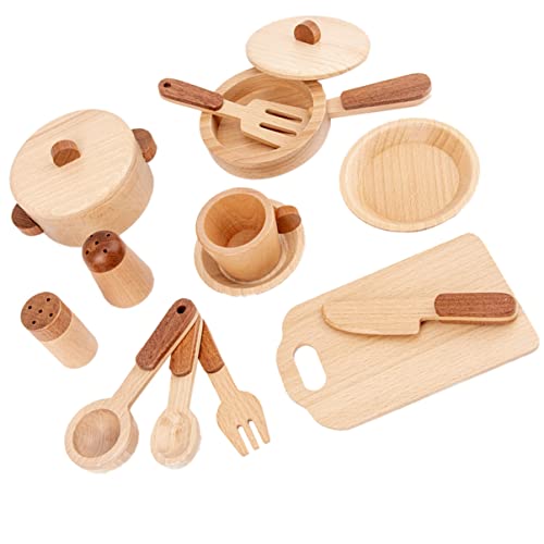 DIKACA Echtes Holz Küchenspielzeug Set Teiliges Lernspielzeug Für Simulation Von Küchengeräten Kreatives Rollenspiel Und Lernspielzeug Für Ab Jahren DIKACA Echtes Holz Küchenspielzeug Set Teiliges Lernspielzeug Für Simulation Von Küchengeräten Kreatives Rollenspiel Und Lernspielzeug Für Ab Jahren von DIKACA