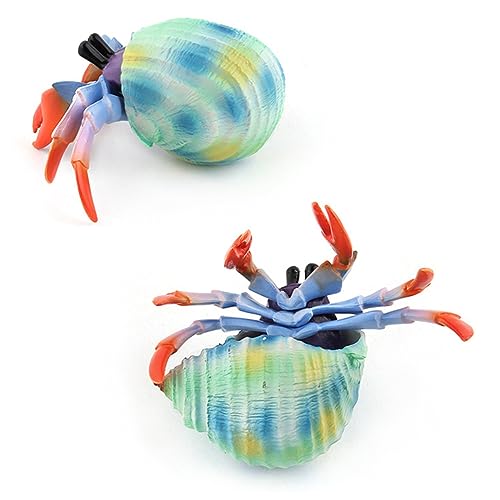 DIKACA Lernspielzeug Für Kinder Einsiedlerkrebs Tiermodell Meerestiermodell Spielzeug Krabbe Puzzle-Spielzeug von DIKACA