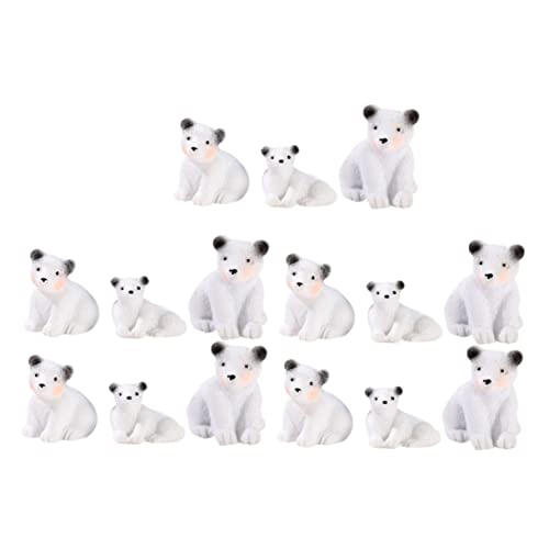 DIKACA Eisbären Figuren Simulierte Weiße Bären Deko Für Mikrolandschaften Handgefertigte Gartenfiguren Ideal Für DIY Projekte Und Tischdekoration DIKACA Eisbären Figuren Simulierte Weiße Bären Deko Für Mikrolandschaften Handgefertigte Gartenfiguren Ideal Für DIY Projekte Und Tischdekoration von DIKACA