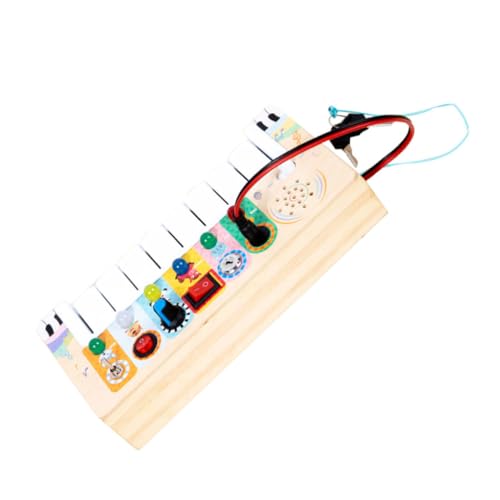 DIKACA Elektronisches Orgelspielzeug Musikspielzeug Aus Holz Entzückendes Kinderspielzeug Holzspielzeug Kompaktes Kinderspielzeug Kompaktes Musikspielzeug Haushalt Elektronisches Bauteil von DIKACA