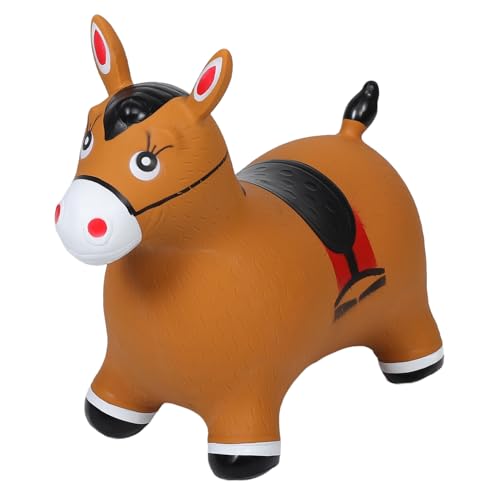 DIKACA Erhöhen und das springende Pferd verdicken aufblasbares Springpferd mit Pferd Fahren hüpfendes Pferd Hüpftier für Kleinkinder Schaukelpferd für Kleinkinder PVC Hellbraun DIKACA Erhöhen und das springende Pferd verdicken aufblasbares Springpferd mit Pferd Fahren hüpfendes Pferd Hüpftier für Kleinkinder Schaukelpferd für Kleinkinder PVC Hellbraun von DIKACA