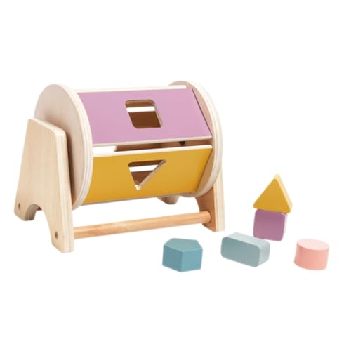 DIKACA Farberkennungsspielzeug Montessori Formsortierbox Sortierwürfel aus mit Bunten Holzblöcken mit Rollendes Trommelspielzeug Babyspielzeug Geometrischen Formen und Einer Sortierbox DIKACA Farberkennungsspielzeug Montessori Formsortierbox Sortierwürfel aus mit Bunten Holzblöcken mit Rollendes Trommelspielzeug Babyspielzeug Geometrischen Formen und Einer Sortierbox von DIKACA
