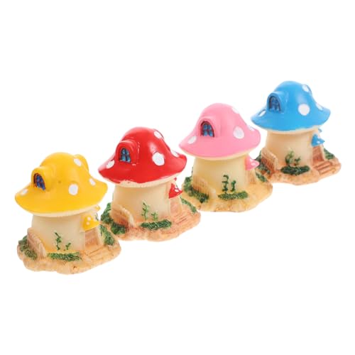 DIKACA Feenpilzfigur Winzige Figuren Pilzhaus Miniatur Feengarten Zubehör Mikro Pilzfiguren zum Selbermachen Pilzfigur Hause Landschaftsornament Hausfigur für Bonsai Blumentopf Feenhaus DIKACA Feenpilzfigur Winzige Figuren Pilzhaus Miniatur Feengarten Zubehör Mikro Pilzfiguren zum Selbermachen Pilzfigur Hause Landschaftsornament Hausfigur für Bonsai Blumentopf Feenhaus von DIKACA