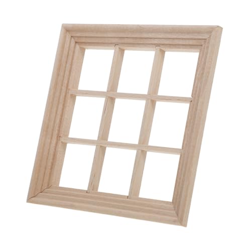 DIKACA Fensterrahmen für Puppenhaus DIY Dekoration Vielseitig und Anpassbar für Kreative Gestaltung von Puppenhausmöbeln und Zubehör DIKACA Fensterrahmen für Puppenhaus DIY Dekoration Vielseitig und Anpassbar für Kreative Gestaltung von Puppenhausmöbeln und Zubehör von DIKACA