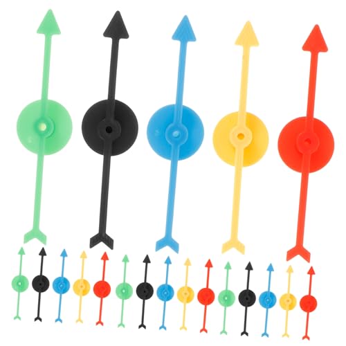 DIKACA Für Brettspiele Spielzeiger 5 Farben Ersatzpfeile Für DIY Spiele Und Turntable Zubehör DIKACA Für Brettspiele Spielzeiger 5 Farben Ersatzpfeile Für DIY Spiele Und Turntable Zubehör von DIKACA