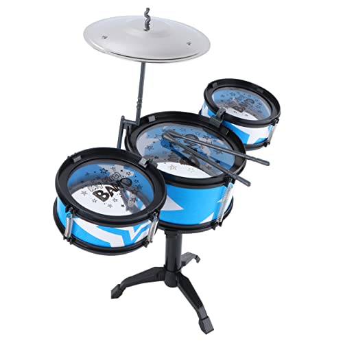 DIKACA Für Kleinkinder Musikspielzeug Für Babys Kleinkindspielzeug -Instrumente Schlagzeug- Trommelspielzeug Vorschulmusikspielzeug Musikalische Trommel Blue DIKACA Für Kleinkinder Musikspielzeug Für Babys Kleinkindspielzeug -Instrumente Schlagzeug- Trommelspielzeug Vorschulmusikspielzeug Musikalische Trommel Blue von DIKACA