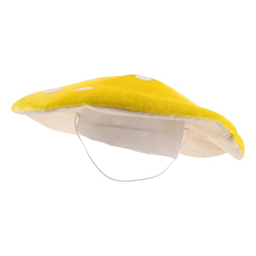 DIKACA Gelber Pilzhut Top-Hat-Kostüm Pilz-Cosplay Pilz Hut Cosplay Halloween -Hut Pilz Baskenmütze Pilzkrone lustiger Pilzhut Lustiger Clownhut Pilzhut Pilz-Kostümzubehör Stoff DIKACA Gelber Pilzhut Top-Hat-Kostüm Pilz-Cosplay Pilz Hut Cosplay Halloween -Hut Pilz Baskenmütze Pilzkrone lustiger Pilzhut Lustiger Clownhut Pilzhut Pilz-Kostümzubehör Stoff von DIKACA