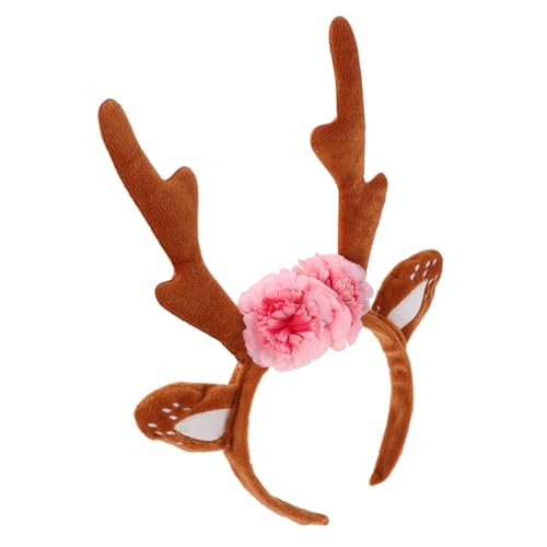 DIKACA Geweih Stirnband Stirnband Für Erwachsene Hirschhörner Kopfbedeckung Halloween Hirschgeweih Damen Hirschhaarband Geweih Haarschmuck Rentierhaarband DIKACA Geweih Stirnband Stirnband Für Erwachsene Hirschhörner Kopfbedeckung Halloween Hirschgeweih Damen Hirschhaarband Geweih Haarschmuck Rentierhaarband von DIKACA
