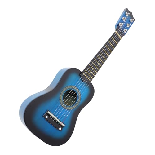 DIKACA Gitarrenspielzeug für Musical Rosa Kindergitarre Gitarre für Kleinkinder Kindergitarren Lernen Jungs zum Mini-Gitarre Lustiges hölzern Blau DIKACA Gitarrenspielzeug für Musical Rosa Kindergitarre Gitarre für Kleinkinder Kindergitarren Lernen Jungs zum Mini-Gitarre Lustiges hölzern Blau von DIKACA