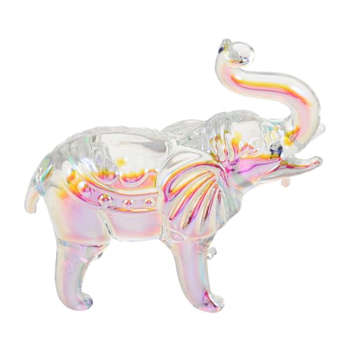DIKACA Glas-elefant-sammelfigur, Miniatur-elefant-figuren, Tiere-kollektion, Briefbeschwerer Für Geburtstag, Weihnachten, Zuhause, Büro, Dekoration DIKACA Glas-elefant-sammelfigur, Miniatur-elefant-figuren, Tiere-kollektion, Briefbeschwerer Für Geburtstag, Weihnachten, Zuhause, Büro, Dekoration von DIKACA