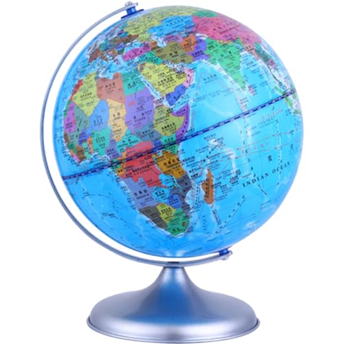 DIKACA Globuskinder World map Weltkarte zum pinnen The Office geobord Office Decoration Globustisch Anzeige lehrreich Bildungsweltkugel Erdkunde Schulgloben Erdkugeln Globe Decor Plastik von DIKACA