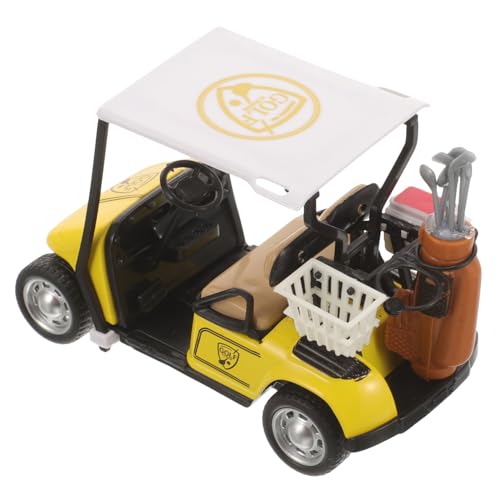 DIKACA Golfwagenmodell Desktop-golfwagen Schlafzimmer-golfwagen-dekor Tisch-golfwagen-Ornament Golfcart-Modell Desktop-Dekoration Minigolfauto Legierung Dekorative Gegenstände Schrank von DIKACA