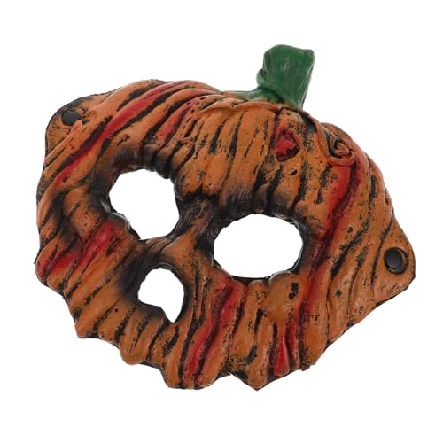 DIKACA Grusel Pumpkin Maske Halloween Kostüm Masquerade Karneval Party Accessoire Realistische Leichte Horror Maske Für Erwachsene von DIKACA
