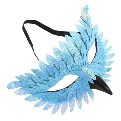 DIKACA Halloween Eulen Maske mit Vogel Schnabel Masquerade Halbgesichts Kostümmaske für Damen Verstellbar und Langlebig Mystischer Look für Halloween und Maskenbälle von DIKACA