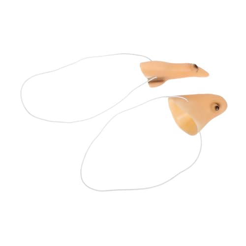 DIKACA Halloween Hexennase und Kinn Kostüm Zubehör für Damen Verstellbare Hexennase mit Hakennase und Kinn für Maskerade Halloween Party und Cosplay Gruseliges Hexenzubehör von DIKACA