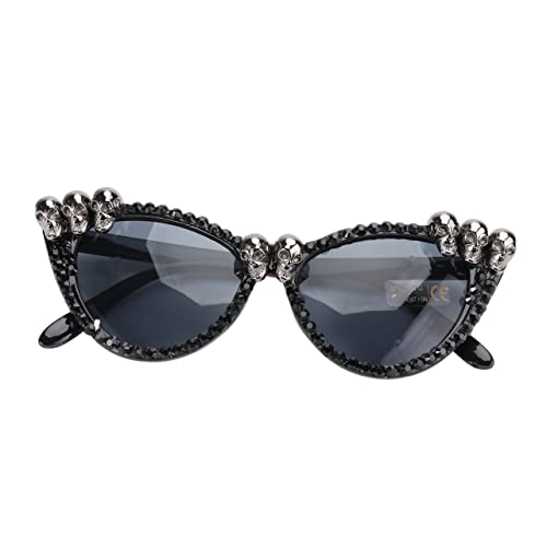 DIKACA Halloween Partybrille Schädelkopf aus Kunststoff und Leichtes Langlebiges Festival Accessoire für Erwachsene Lustige Kostümbrille für Rollenspiel Karneval und Fasching DIKACA Halloween Partybrille Schädelkopf aus Kunststoff und Leichtes Langlebiges Festival Accessoire für Erwachsene Lustige Kostümbrille für Rollenspiel Karneval und Fasching von DIKACA