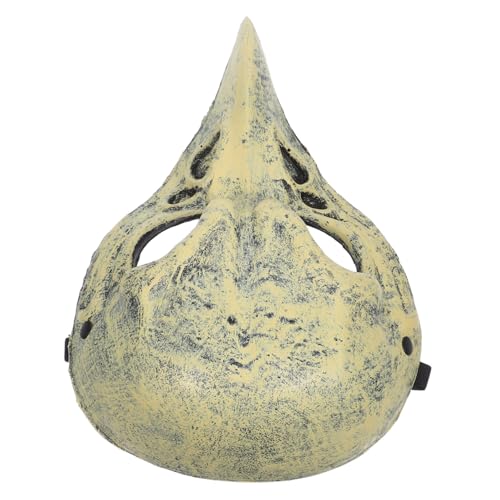 DIKACA Halloween Skull Bird Beak Masquerade Maske aus PU mit Detaillierter Handwerkskunst Atmungsaktiv und Komfortabel für Halloween-party Cosplay Festival und Rollenspiele von DIKACA