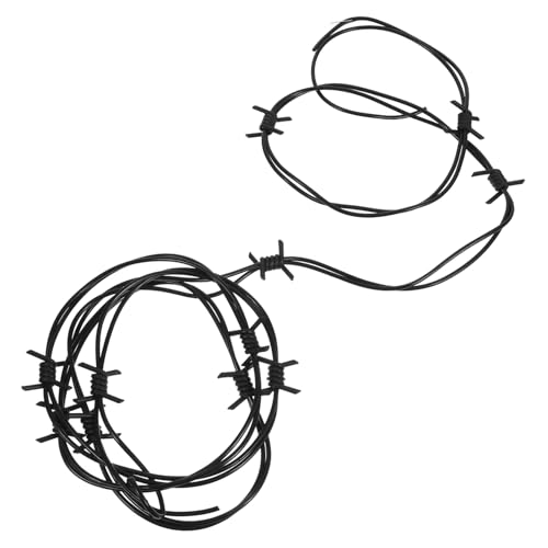 DIKACA Halloween Spukhaus Requisiten Imitation Stacheldraht Band Herbst Halloween Dekoration Outdoor Halloween Augapfel Maske Staubwedel Leuchtende Folie Weihnachtsschmuck Party DIKACA Halloween Spukhaus Requisiten Imitation Stacheldraht Band Herbst Halloween Dekoration Outdoor Halloween Augapfel Maske Staubwedel Leuchtende Folie Weihnachtsschmuck Party von DIKACA