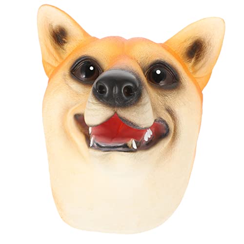 Handpuppe Mini Plüschtier Latex Handschuh Latex Gloves Kids Toys Handschuhe Latex Mini Spielzeug Shiba Kopf Plüschtiere Vinyl Frankreich Kind Erwachsener von DIKACA