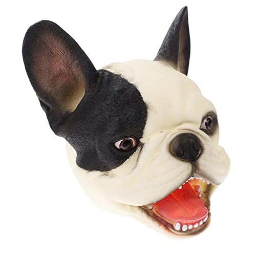 DIKACA Handpuppe Roboter Tier-fingerpuppenspielzeug Figuren Taube Marionette Bausatz Ratte Welpe Ausgestopft Plüschtierpuppen Haustier Einhorn Hund Requisiten Für Handspielzeug Weiß Vinyl von DIKACA