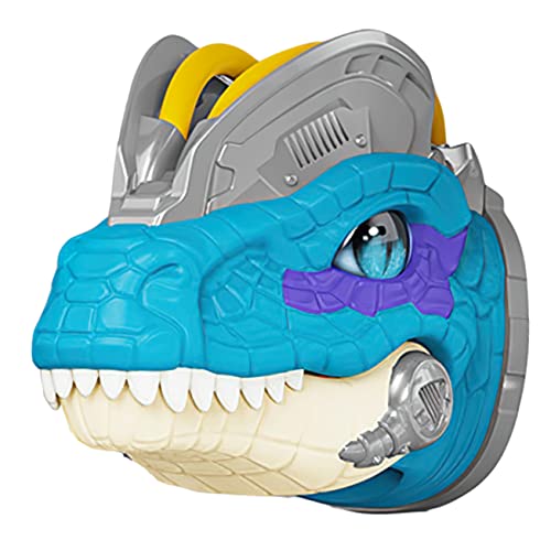 DIKACA Handpuppe Toy for The Teachers dinozug Fun Toy Hand Puppet Toys DIY Dinosaurier Puppe Dinosaurierpuppe für kreative Dinosaurierpuppe Kinderpuppen Plastik Blue von DIKACA