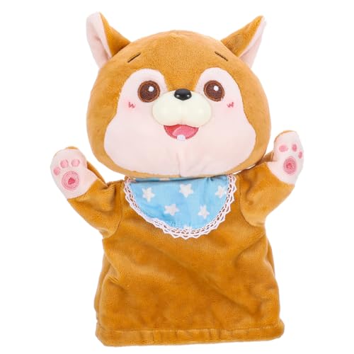 DIKACA Handpuppen interaktives pummeluff Kuscheltier pupsspiel Hand Puppet überraschungstüte emuliertes Tierspielzeug tierisches Plüschtier Tierhandpuppe PP Baumwolle von DIKACA