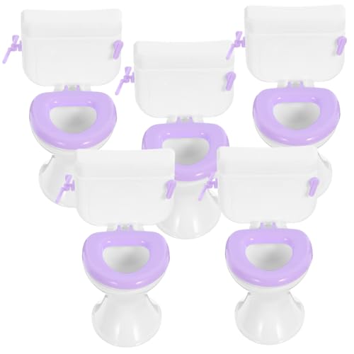 DIKACA Haustoilette Basteldekore Toilettensitz Spielzeug Miniatur Toiletten Puppenhausdekorationen Badezimmermöbel Kuchenaufsätze Puppenhausmöbel Badezimmer Baby Toilettenspielzeug DIKACA Haustoilette Basteldekore Toilettensitz Spielzeug Miniatur Toiletten Puppenhausdekorationen Badezimmermöbel Kuchenaufsätze Puppenhausmöbel Badezimmer Baby Toilettenspielzeug von DIKACA