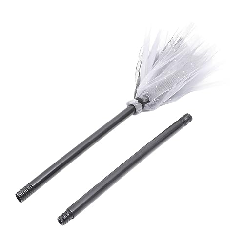 DIKACA Hexenbesen für Halloween Leichtes Abnehmbares Cosplay Zubehör für Erwachsene für Halloween Partydekoration und Rollenspiele mit Glitzer DIKACA Hexenbesen für Halloween Leichtes Abnehmbares Cosplay Zubehör für Erwachsene für Halloween Partydekoration und Rollenspiele mit Glitzer von DIKACA