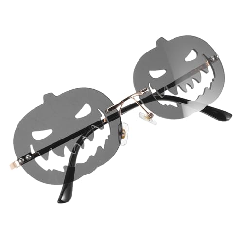 DIKACA Hohlrahmen Halloween Sonnenbrille Kreative Kürbisbrille Partybrille Oval Großes Gestell für Fasching Karneval Unisex Spaßbrille Zubehör DIKACA Hohlrahmen Halloween Sonnenbrille Kreative Kürbisbrille Partybrille Oval Großes Gestell für Fasching Karneval Unisex Spaßbrille Zubehör von DIKACA