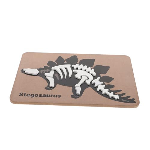 DIKACA Holz Dinosaurier Puzzle Stegosaurus Puzzle für Kleinkinder Kognitive und Sensorisches Lernen für Jahren Kreatives Holzspielzeug zur Entdeckung der Archäologie DIKACA Holz Dinosaurier Puzzle Stegosaurus Puzzle für Kleinkinder Kognitive und Sensorisches Lernen für Jahren Kreatives Holzspielzeug zur Entdeckung der Archäologie von DIKACA