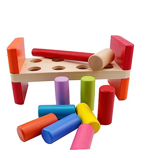 DIKACA Holzhammer Bank Pädagogisches Holzspielzeug Für Kleinkinder Zur Frühkindlichen Und Motorischen Entwicklung Ideales Für Jungen Und ädchen Ab 1 Jahr DIKACA Holzhammer Bank Pädagogisches Holzspielzeug Für Kleinkinder Zur Frühkindlichen Und Motorischen Entwicklung Ideales Für Jungen Und ädchen Ab 1 Jahr von DIKACA