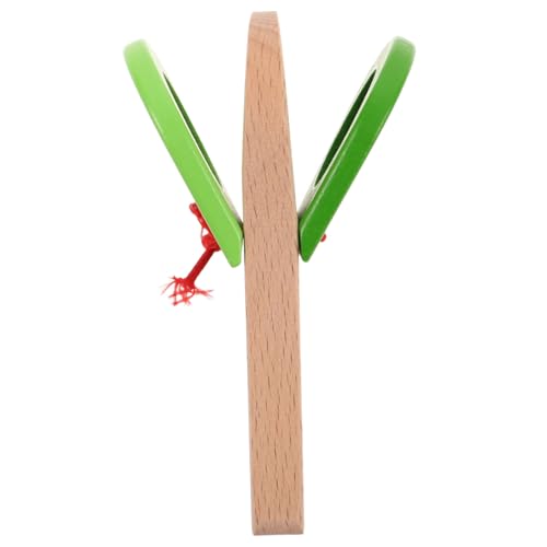 DIKACA Holzkastagnetten Musikinstrument Musikinstrumente Musikinstrumente Schlaginstrumente Hellgrün von DIKACA