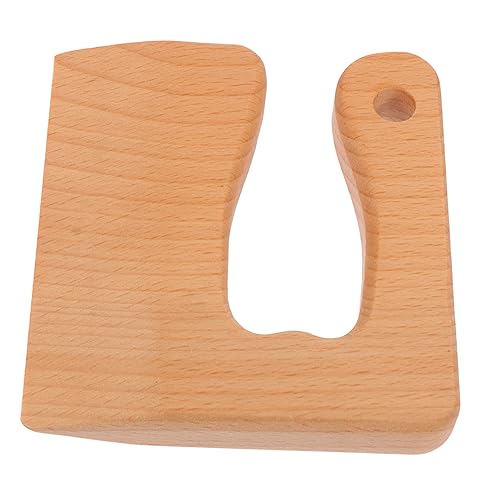 DIKACA Holzmesser Gemüseschneider Rollenspiel Kreativer Kinderschneider Küchenhacker Einzigartiges Kinderspielzeug Holzküchenspielzeug Holzspielzeugschneider Kognitives von DIKACA
