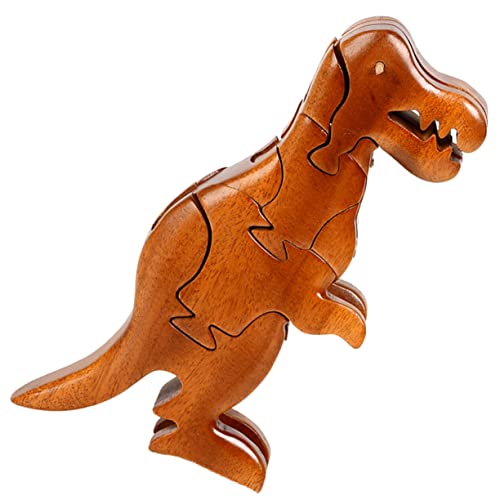 DIKACA Holzpuzzle für kinderspielzeug kinderknallzeug spielzeuge für hühner holzspielsachen Cartoon Dinosaurierspielzeug Bildungsspielzeug hölzern Brown DIKACA Holzpuzzle für kinderspielzeug kinderknallzeug spielzeuge für hühner holzspielsachen Cartoon Dinosaurierspielzeug Bildungsspielzeug hölzern Brown von DIKACA