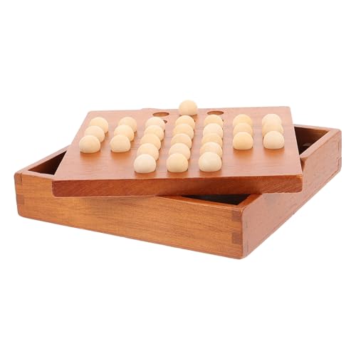 DIKACA Holzschachspiel Klassisches Brettspiel Für Familien Und Freunde Fördert Logisches Und Geduld Lernspiel Für Perfektes von DIKACA