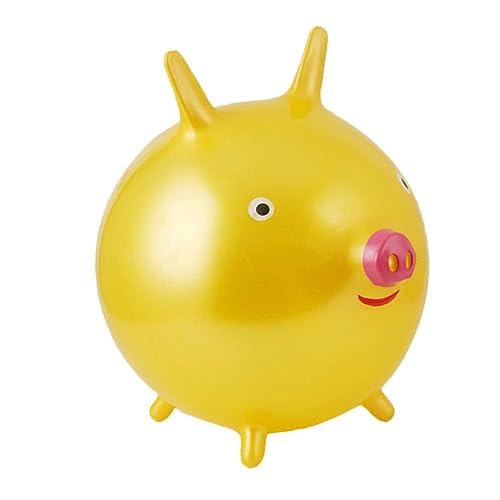 DIKACA Hüpfball Für Cartoon Ball Aus Dickem PVC Mit Robusten Griffen Für Spielplatz Kindergarten Und Zuhause Fördert Balance Und Koordination von DIKACA