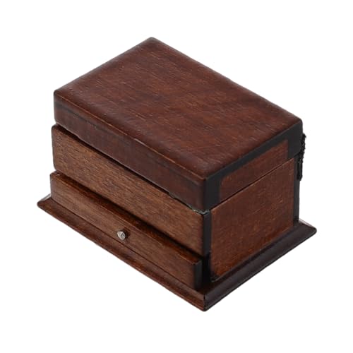 DIKACA Miniatur-nähspielzeug Für Puppenhäuser Maßstab 112 Retro-Koffer Werkzeugkasten Aus Holz Für Puppenhausdekorationen Und Sammler DIKACA Miniatur-nähspielzeug Für Puppenhäuser Maßstab 112 Retro-Koffer Werkzeugkasten Aus Holz Für Puppenhausdekorationen Und Sammler von DIKACA