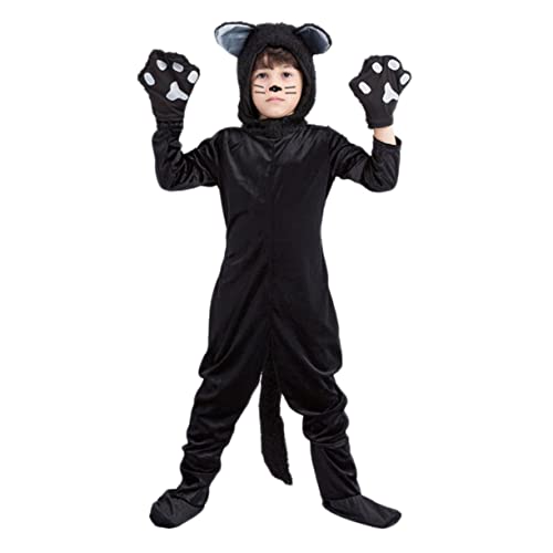 DIKACA Katzenkostüm Cosplay Langlebiges Material Bequemes Tragen Einfach Auszuziehen Waschbar für Halloween Karneval Geburtstag und Rollenspiele DIKACA Katzenkostüm Cosplay Langlebiges Material Bequemes Tragen Einfach Auszuziehen Waschbar für Halloween Karneval Geburtstag und Rollenspiele von DIKACA