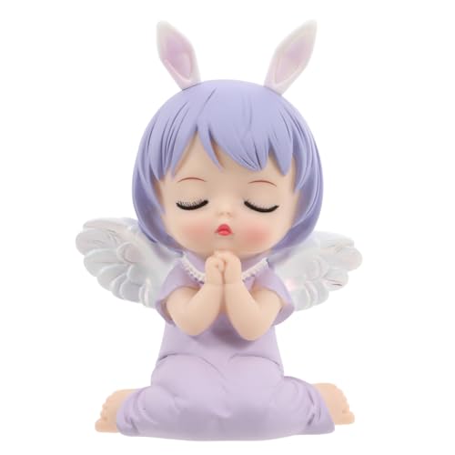 DIKACA Kawaii Engel Kuchen Dekoration Süßes Ornament Für Geburtstagskuchen Desktop Für Kinderpartys Torten Deko Für Feiern von DIKACA