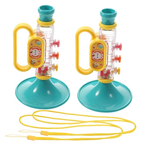 DIKACA Kinderaufklärung Spielzeug Kinder Trompetenspielzeug Trompete Spielzeug Trompete Bläst Spielzeug Simulationstrompete für Kinder Trompete für Anfänger mit Umhängeband DIKACA Kinderaufklärung Spielzeug Kinder Trompetenspielzeug Trompete Spielzeug Trompete Bläst Spielzeug Simulationstrompete für Kinder Trompete für Anfänger mit Umhängeband von DIKACA