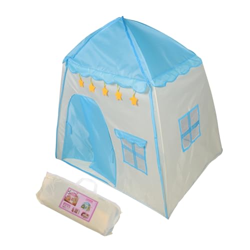 DIKACA Kinderspielzelt Prinzessinnen Schloss Zelt für Innen und Außen Faltbar Atmungsaktives Material Blau für Jungen Spielhaus für Garten und Kinderzimmer DIKACA Kinderspielzelt Prinzessinnen Schloss Zelt für Innen und Außen Faltbar Atmungsaktives Material Blau für Jungen Spielhaus für Garten und Kinderzimmer von DIKACA