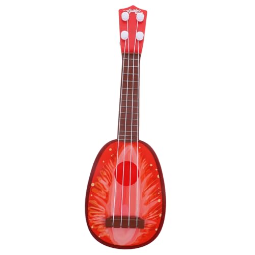 DIKACA Kinderspielzeug Für Anfänger Übungs Ukulele Instrument Konzert Ukulele Kunststoff Rot DIKACA Kinderspielzeug Für Anfänger Übungs Ukulele Instrument Konzert Ukulele Kunststoff Rot von DIKACA