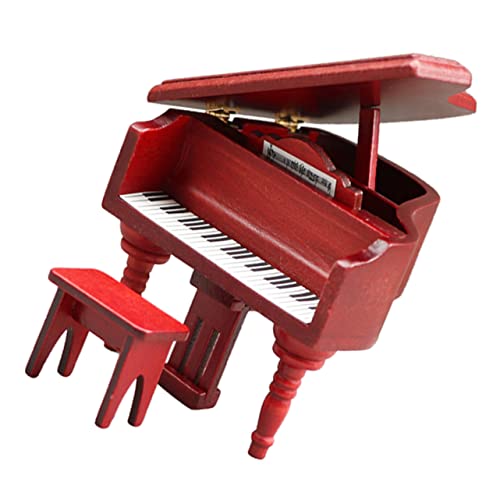 DIKACA Klavier Modell für Puppenhaus Dekoratives Klavier für Realistische Details Langlebig und Farbenfroh Perfektes Zubehör für Mini Dekoration DIKACA Klavier Modell für Puppenhaus Dekoratives Klavier für Realistische Details Langlebig und Farbenfroh Perfektes Zubehör für Mini Dekoration von DIKACA