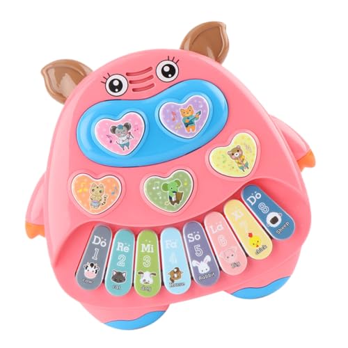 DIKACA Klavierspielzeug Für Jungen Und Mädchen 1 Stück Baby-musikspielzeug Frühes Lernen Pädagogisches Spielzeug Buntes Elektrisches Klavier Soundlichter von DIKACA